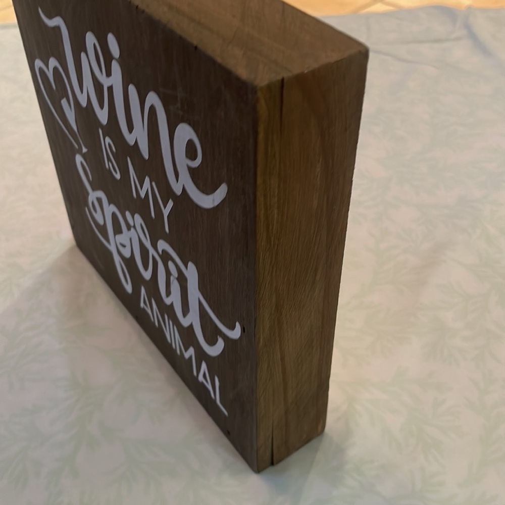 Wine Sign - Picture 2 of 3